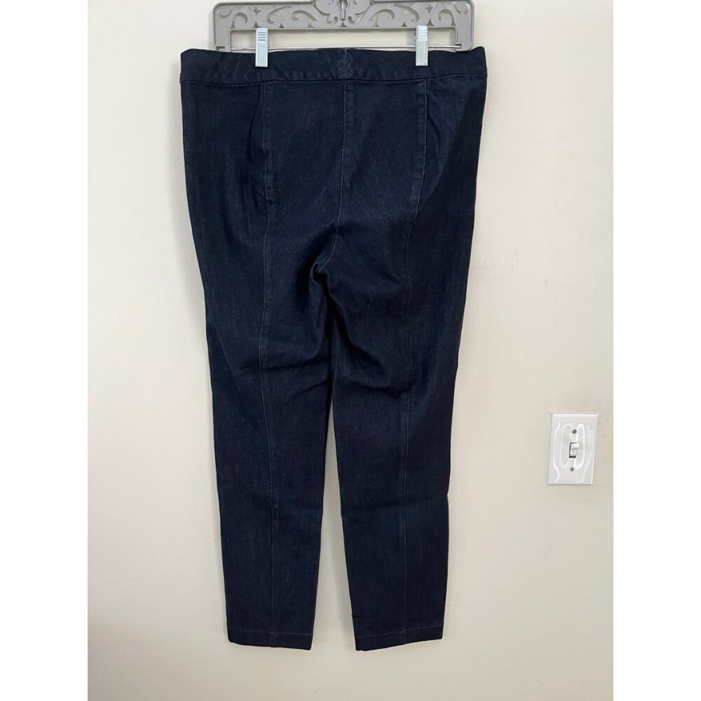 THE ROW STRATTON STRETCH DENIM PANTS L - Picture 3 of 6
